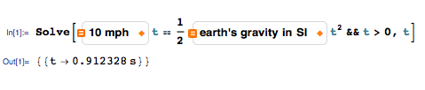 Units in Mathematica